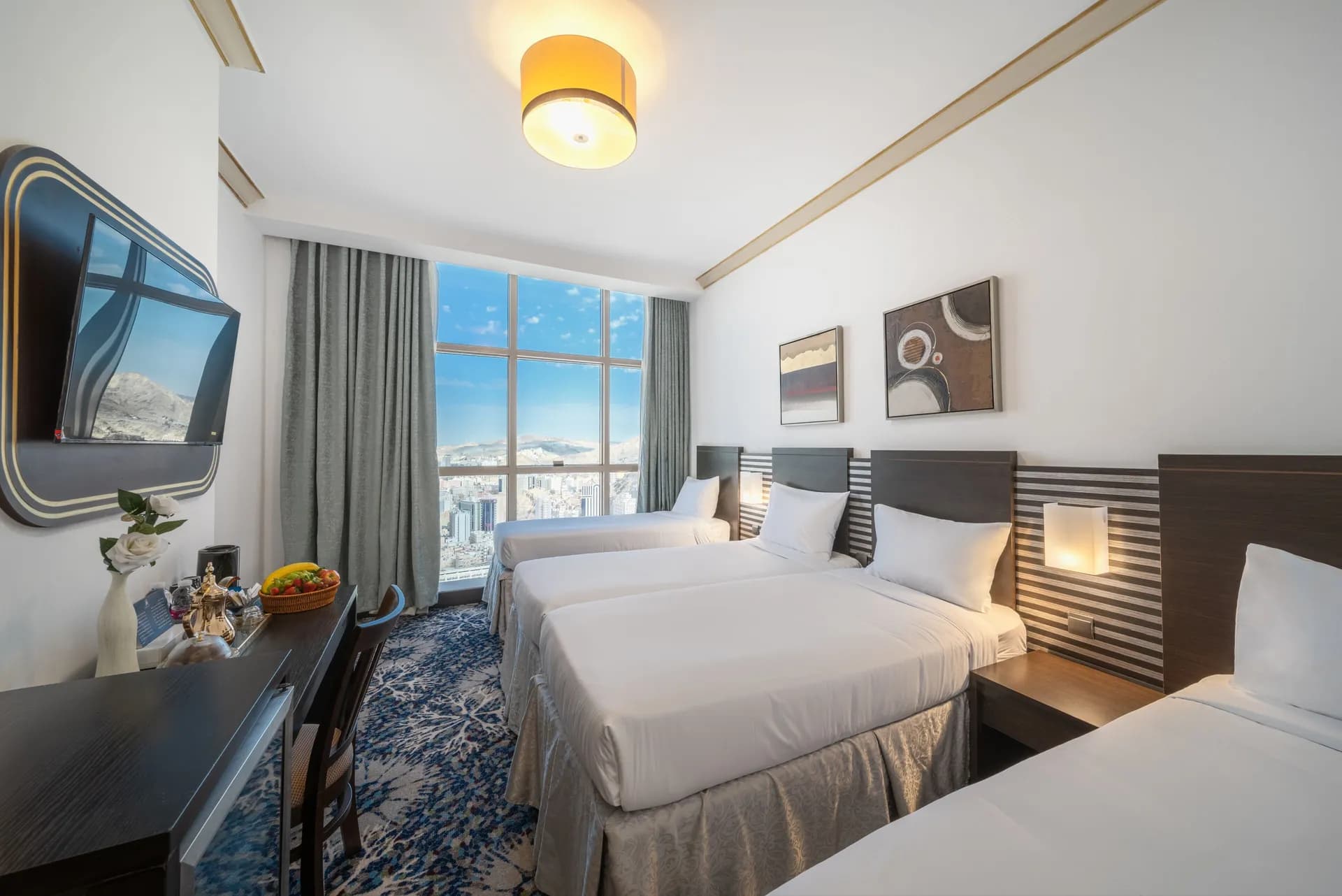 Quadruple Room at Al Kiswah Towers Hotel Makkah