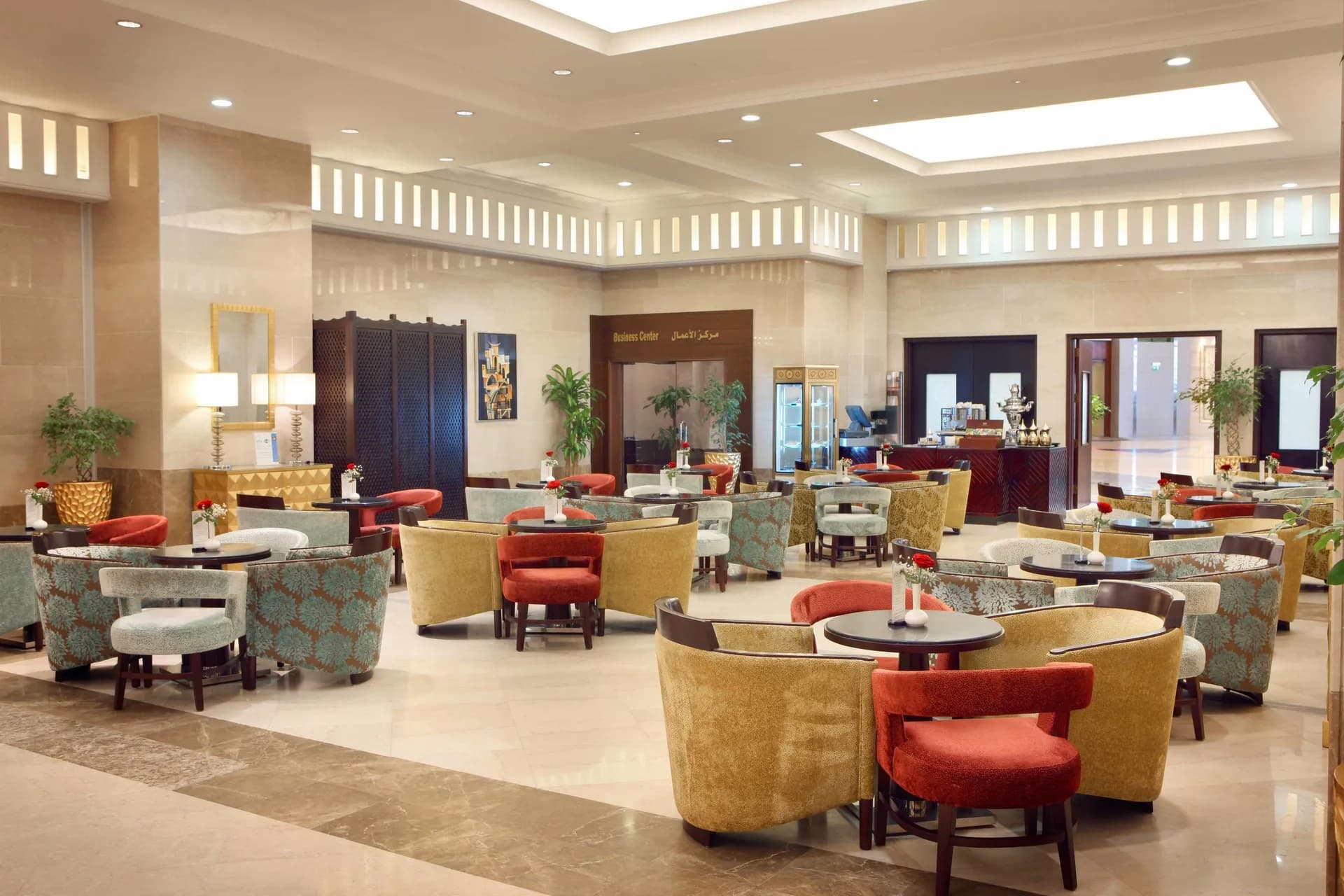 Interior detail at Al Marwa Rayhaan by Rotana Makkah