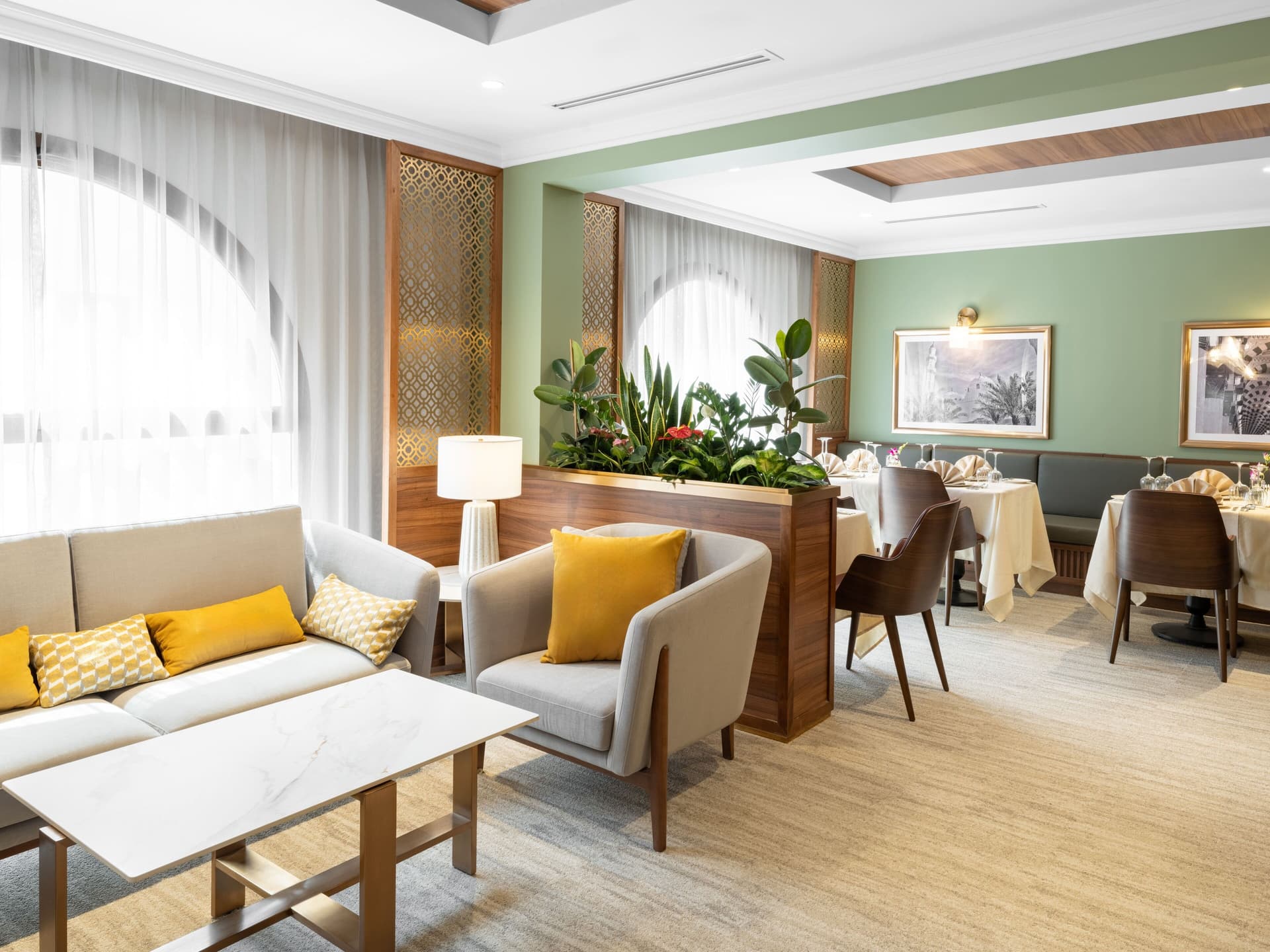 Lobby sitting area