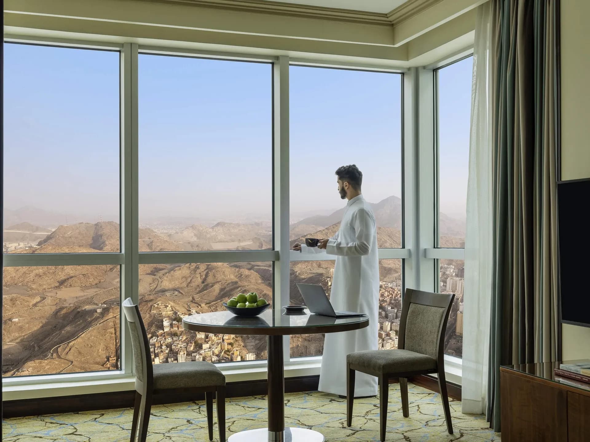 1 King Bed (Partial Haram View), Deluxe Suite at Mövenpick Hotel & Residence Hajar Tower Makkah