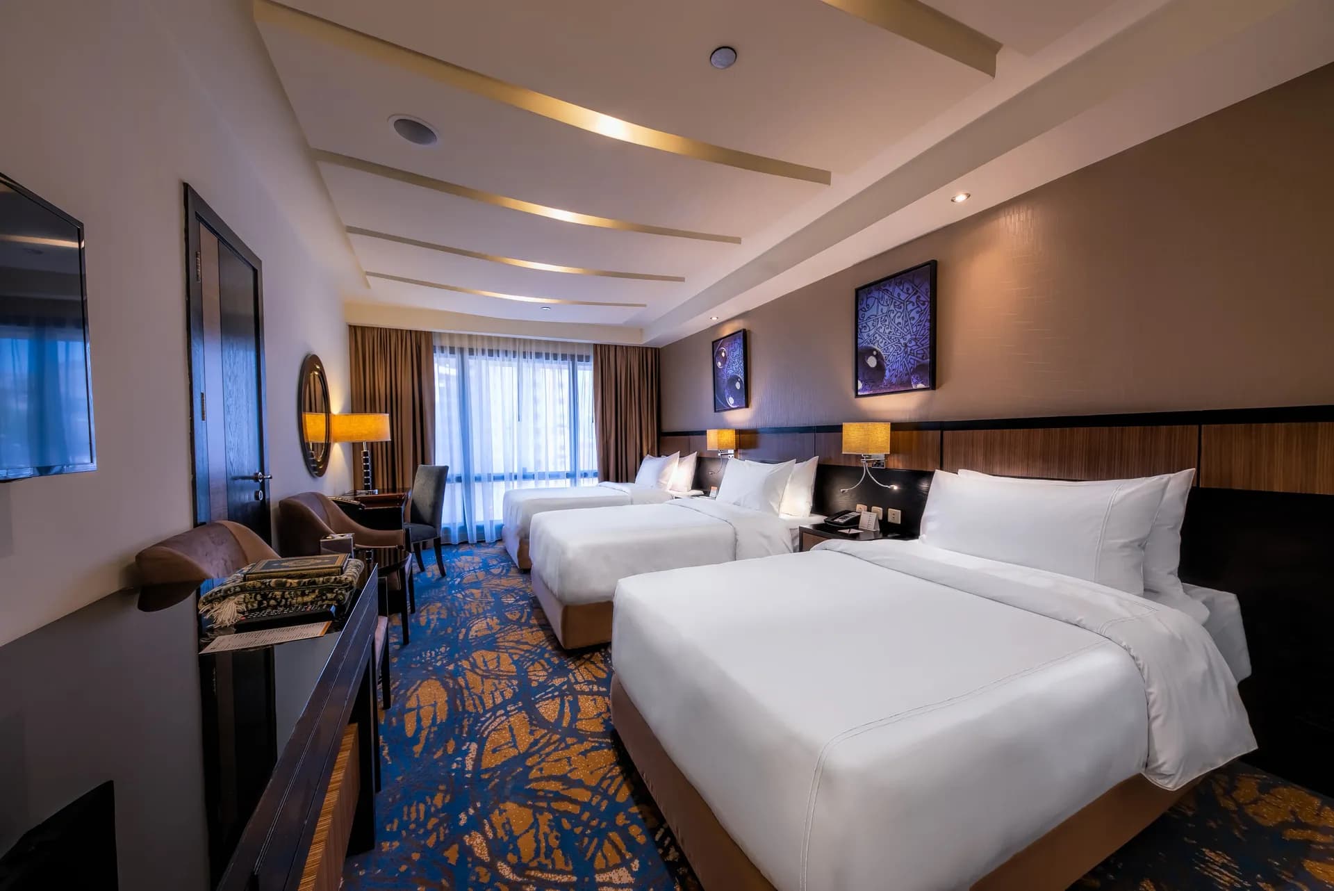 Superior Triple Room City View at Al Ghufran Safwah Hotel Makkah