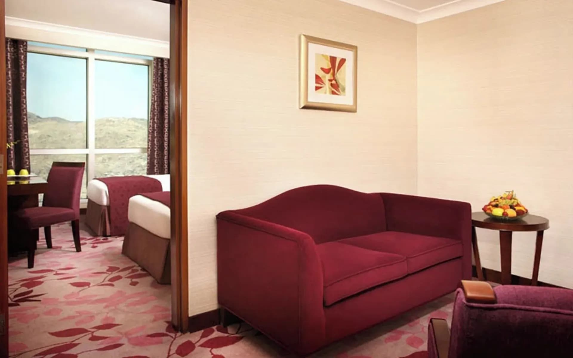 Spacious Twin Room Partial Kaaba View at Al Marwa Rayhaan by Rotana Makkah