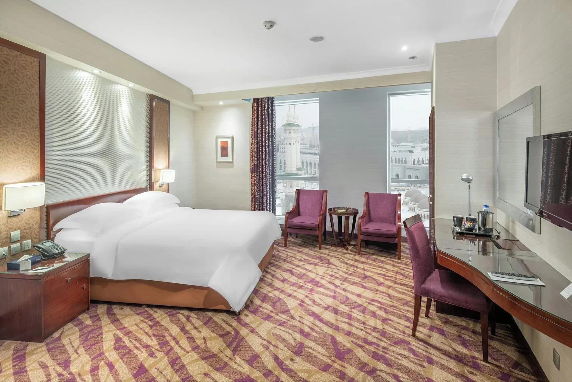 Spacious 1 Bedroom Suite Partial Haram View at Al Marwa Rayhaan by Rotana Makkah