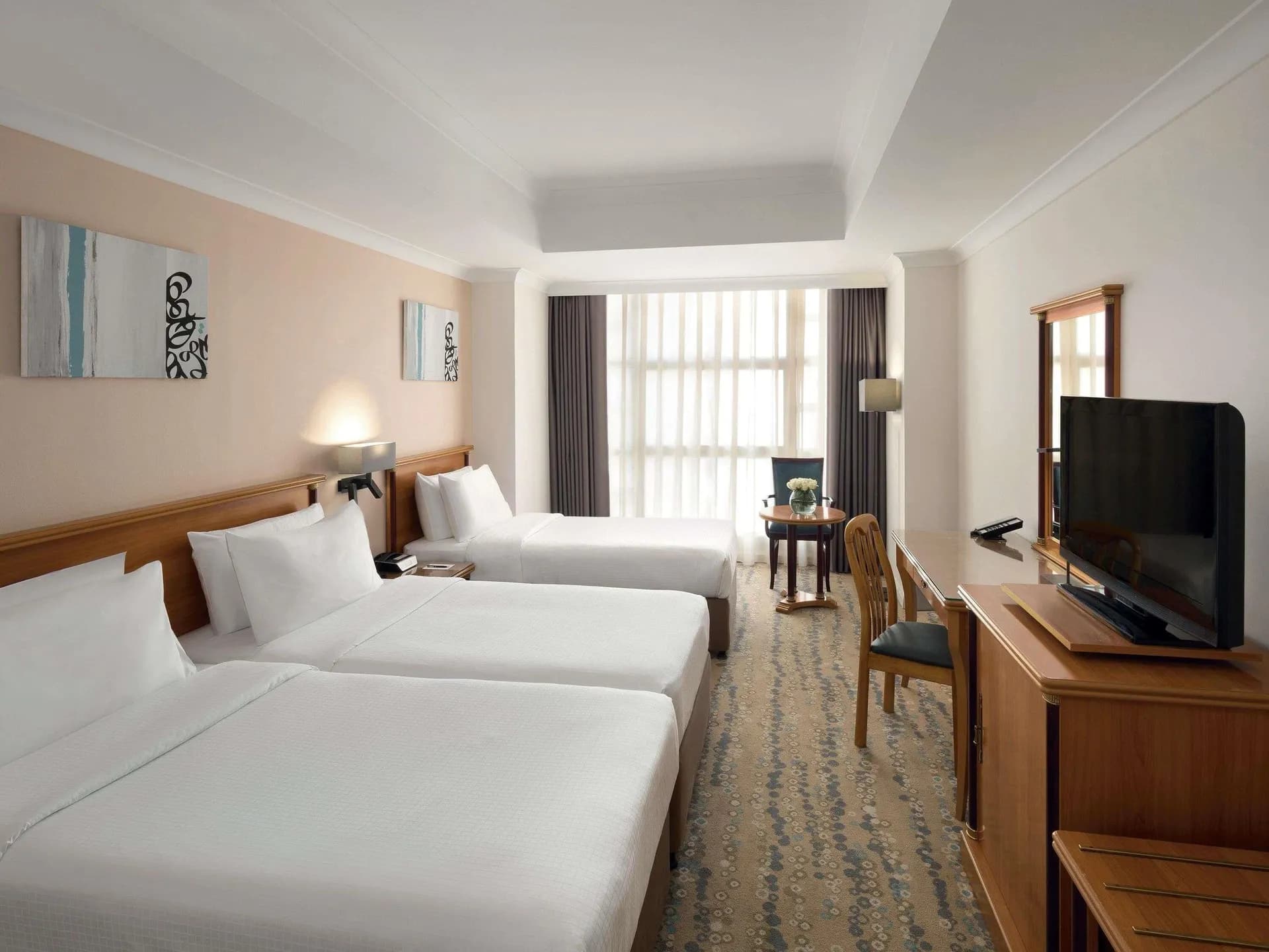 Superior Room 3 Single Beds at Anwar Al Madinah Mövenpick Hotel
