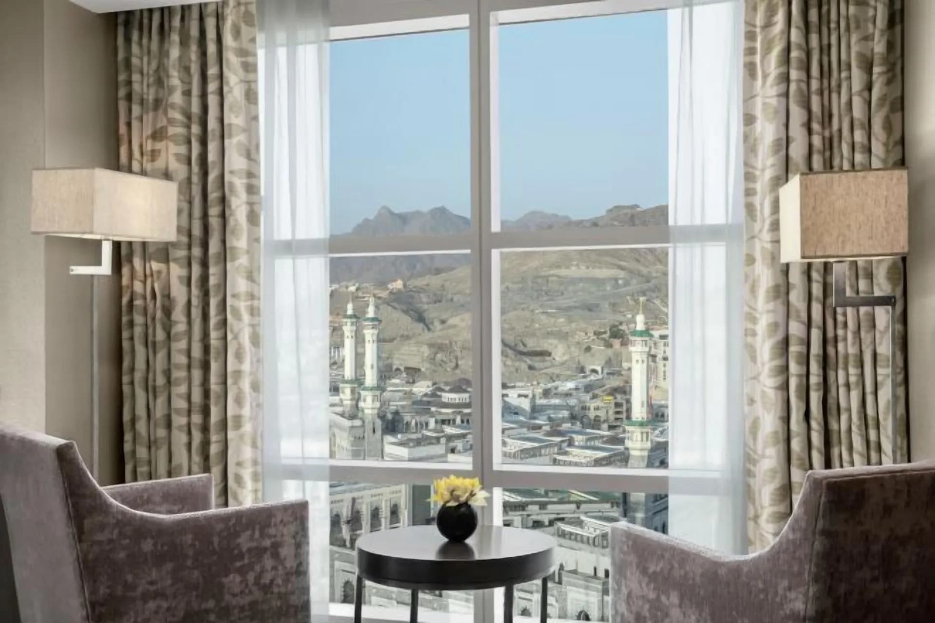 Deluxe King Room Partial Haram View at DoubleTree by Hilton Jabal Omar Makkah