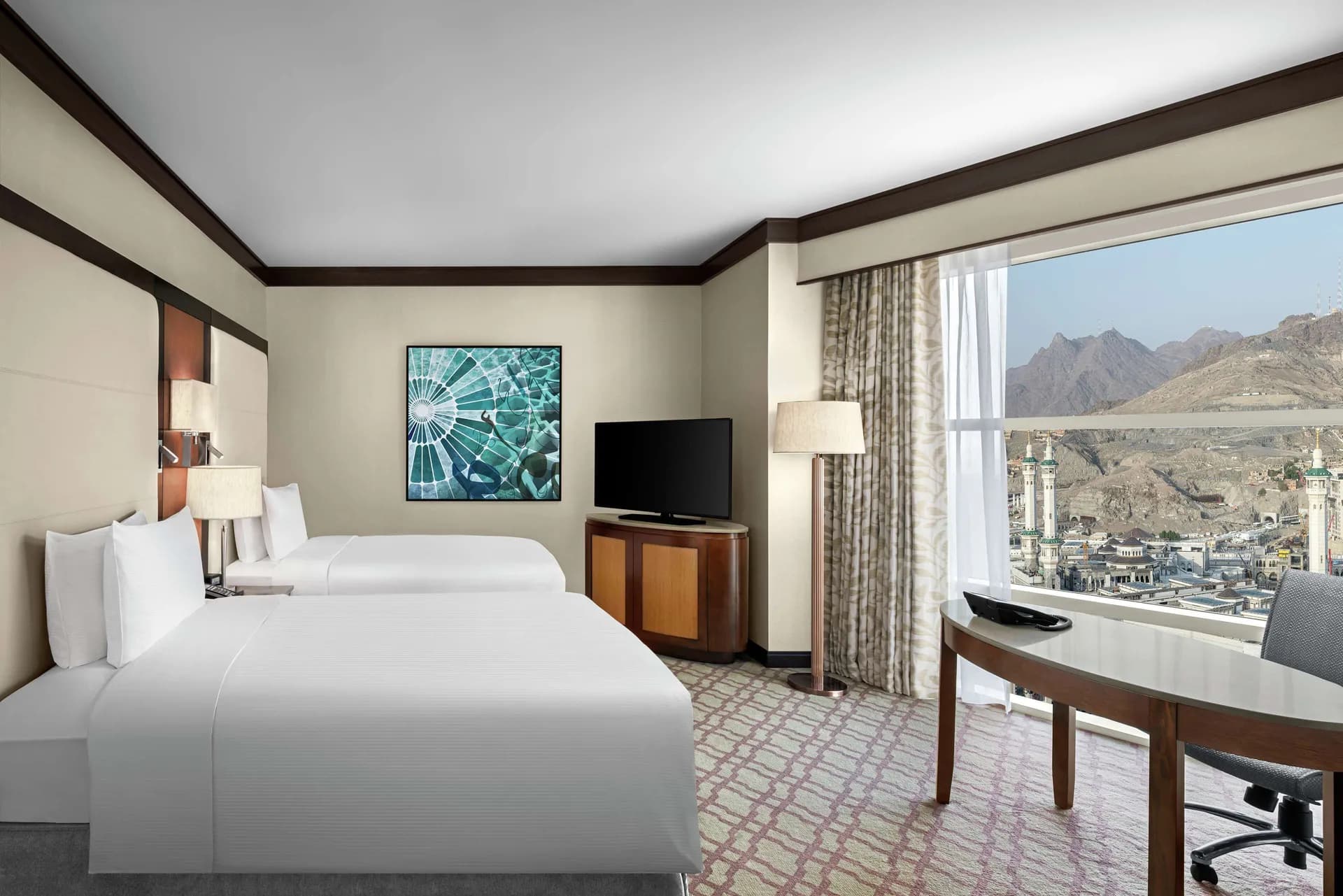 Deluxe Twin Room at DoubleTree by Hilton Jabal Omar Makkah