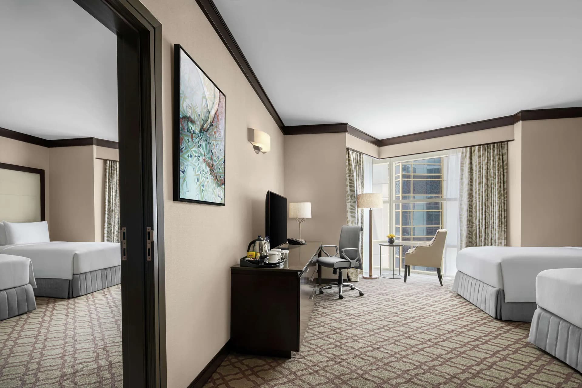 Family Room Connecting at DoubleTree by Hilton Jabal Omar Makkah