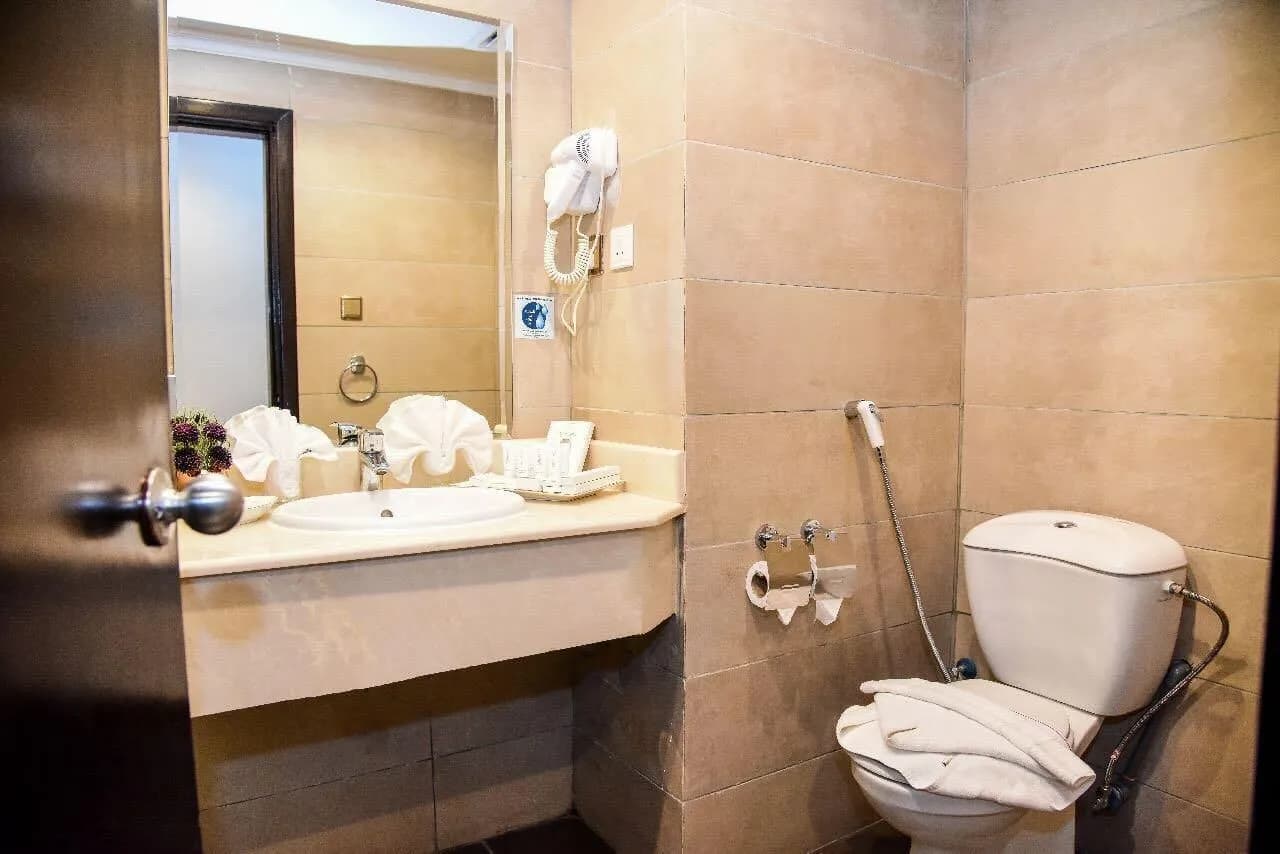 Standard Double or Twin Room Bathroom