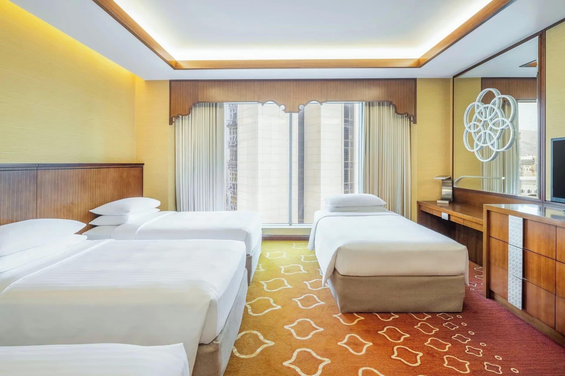 Deluxe Room Multiple Beds City View at Jabal Omar Marriott Hotel Makkah