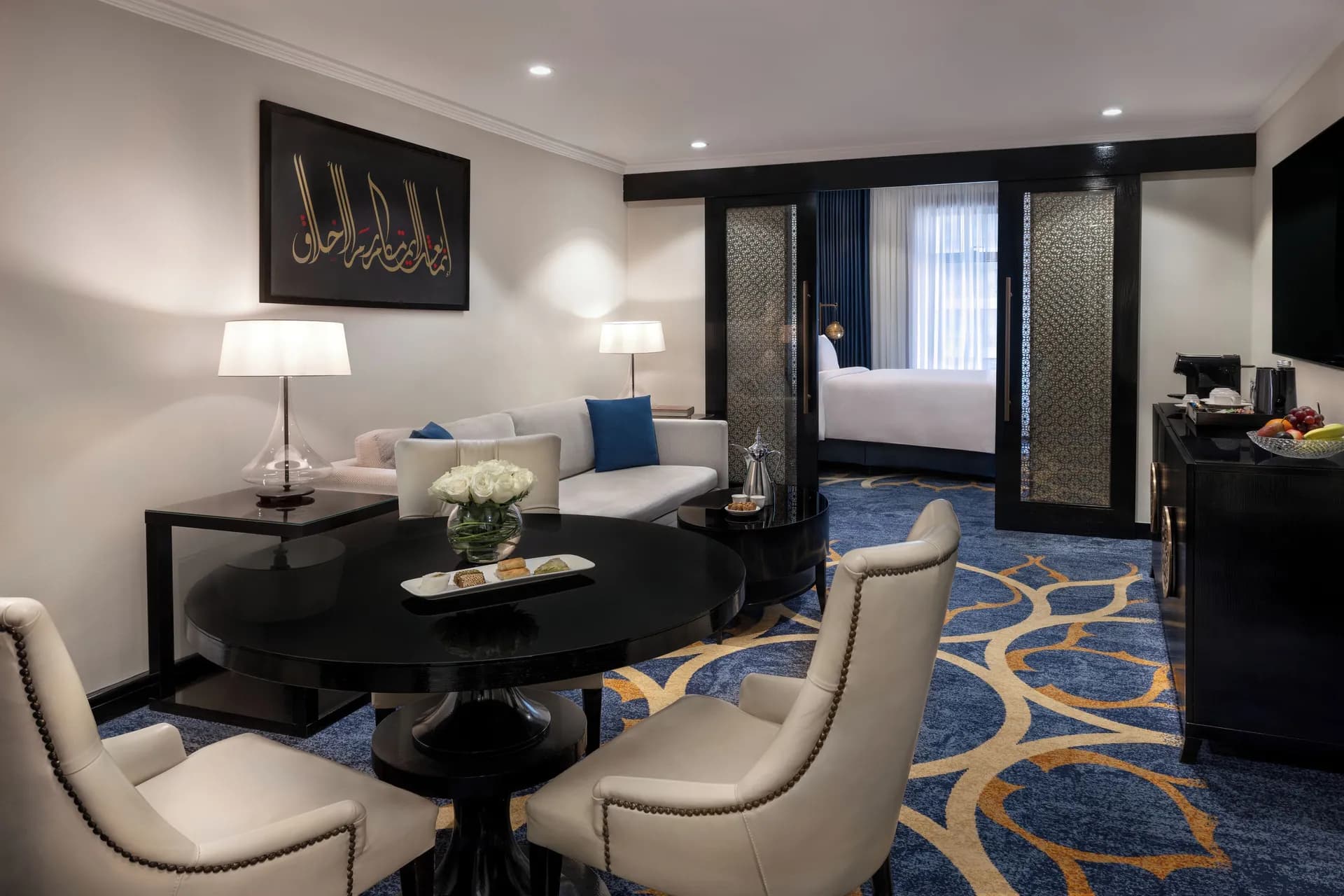 Suite, 1 King Bed (Prestige, Partial Haram Plaza view) at Sofitel Shahd Al Madinah