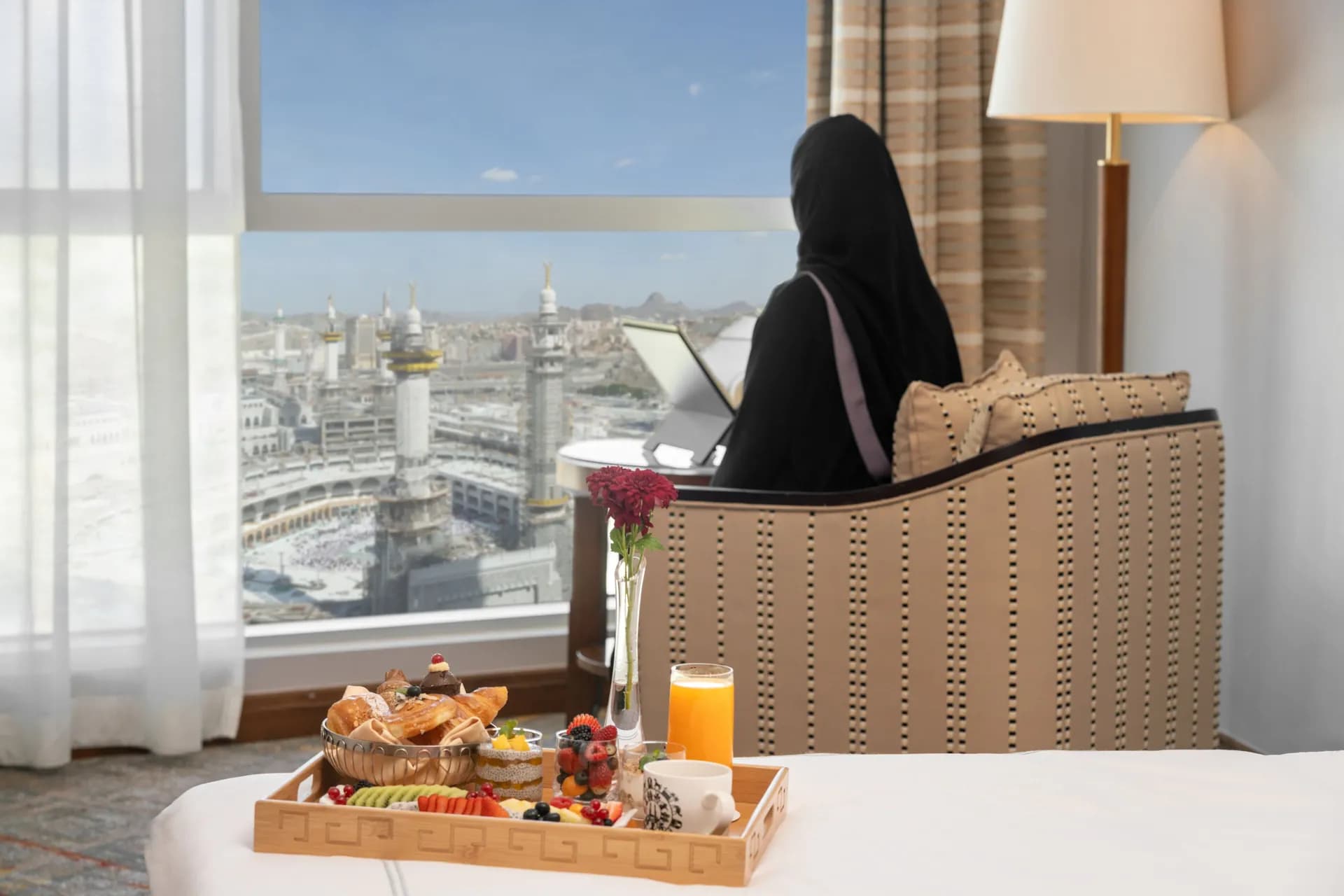 Room service – dining at Swissôtel Al Maqam Makkah